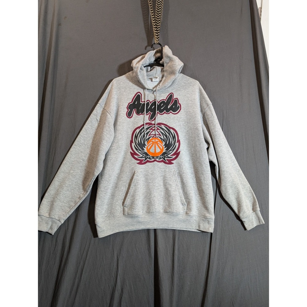 HANES Angels hoodie Size Large Long Sleeve Color Grey